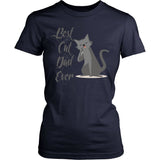 Best Cat Dad Shirt Design T-shirt teelaunch District Womens Shirt Navy XS