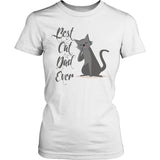 Best Cat Dad Shirt Design T-shirt teelaunch District Womens Shirt White XS