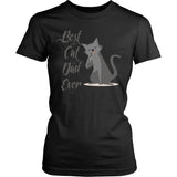 Best Cat Dad Shirt Design T-shirt teelaunch District Womens Shirt Black XS