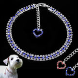 Bling Rhinestone Dog Collar Necklace Dog Leads & Collars Pet Clever 