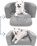Bolster Sofa Dog Bed with High Density Foam Dog Houses Pet Clever S 