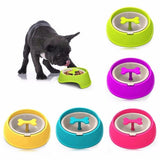 Bone Shaped Slow Feeder Pet Bowl Dog Bowls & Feeders Pet Clever 