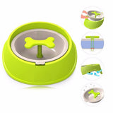 Bone Shaped Slow Feeder Pet Bowl Dog Bowls & Feeders Pet Clever 