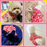 Bow Puppy Princess Dress with D-Ring Soft Mesh Adjustable Pet Dress Dog Harness Pet Clever 