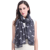 Bull Terrier Dog Print Scarf Dog Pet Clever 