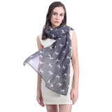 Bull Terrier Dog Print Scarf Dog Pet Clever 