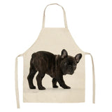Bulldog Print Kitchen Apron Dog Design Accessories Pet Clever I 