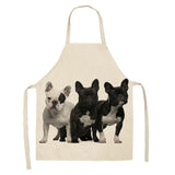 Bulldog Print Kitchen Apron Dog Design Accessories Pet Clever G 