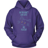 Bye Felicia Cat Shirt Hoodie T-shirt teelaunch Unisex Hoodie Purple S