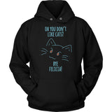 Bye Felicia Cat Shirt Hoodie T-shirt teelaunch Unisex Hoodie Black S