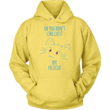 Bye Felicia Cat Shirt Hoodie T-shirt teelaunch Unisex Hoodie Yellow S
