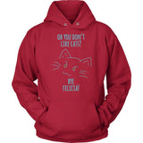 Bye Felicia Cat Shirt Hoodie T-shirt teelaunch Unisex Hoodie Red S