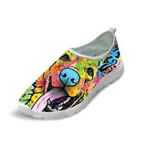 Canvas Design 3D Dog Prints Woman Breathable Shoes Dog Design Footwear Pet Clever 2 5 