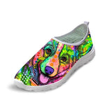 Canvas Design 3D Dog Prints Woman Breathable Shoes Dog Design Footwear Pet Clever 1 5 