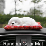 Car Ornament Lovely Plush Dog﻿ Home Decor Dogs Pet Clever White 