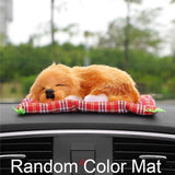Car Ornament Lovely Plush Dog﻿ Home Decor Dogs Pet Clever Brown 