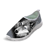 Casual Mesh Shoes 3D Cool Dog Printed Slip-on Dog Design Footwear Pet Clever 