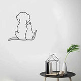 Cat and Dog Metal Wall Art Home Decor Dogs Pet Clever 