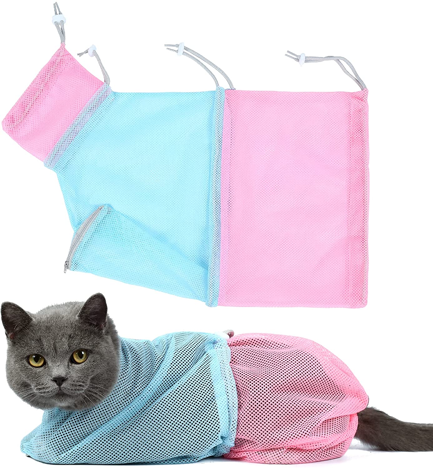 Cat Restraint Bag | For Nail Trims, Injections, or Blood Draws