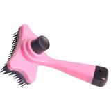 Cat Bath Brush Comb for Fur Hair Cat Care & Grooming Pet Clever Pink 
