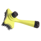 Cat Bath Brush Comb for Fur Hair Cat Care & Grooming Pet Clever Yellow 