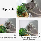 Cat Bed Nest with Hair Ball Cat Beds & Baskets Pet Clever 