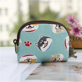 Cat Canvas Card Bag Cat Design Bags Pet Clever 002 