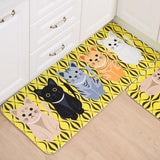 Cat Carpet & Doormats with Anti-Slip Rug Home Decor Cats Pet Clever 3 Small 