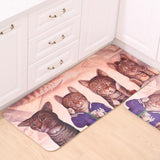 Cat Carpet & Doormats with Anti-Slip Rug Home Decor Cats Pet Clever 4 Small 