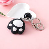 Cat Claw Keychain Cat Design Accessories Pet Clever Black 