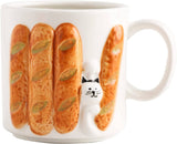 Cat Coffee Mug for Cat Lovers Cat Design Accessories Pet Clever White 