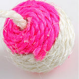 Cat Colorful Sisal Feather Ball Cat Toys Pet Clever 