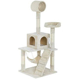 Cat Condo Tree Scratching Post Cat Trees & Scratching Posts Pet Clever Almond 