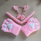 Cat Cosplay Costume Cat Design Accessories Pet Clever pink 
