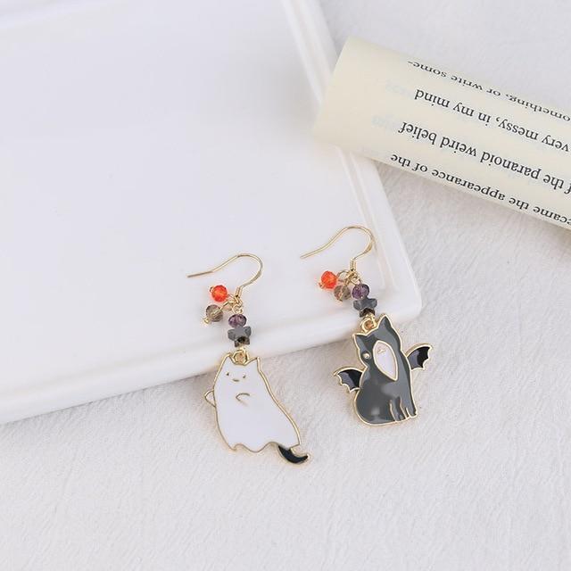 Cat Costumes Earrings Cat Design Accessories Pet Clever Hook 