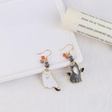 Cat Costumes Earrings Cat Design Accessories Pet Clever Hook 