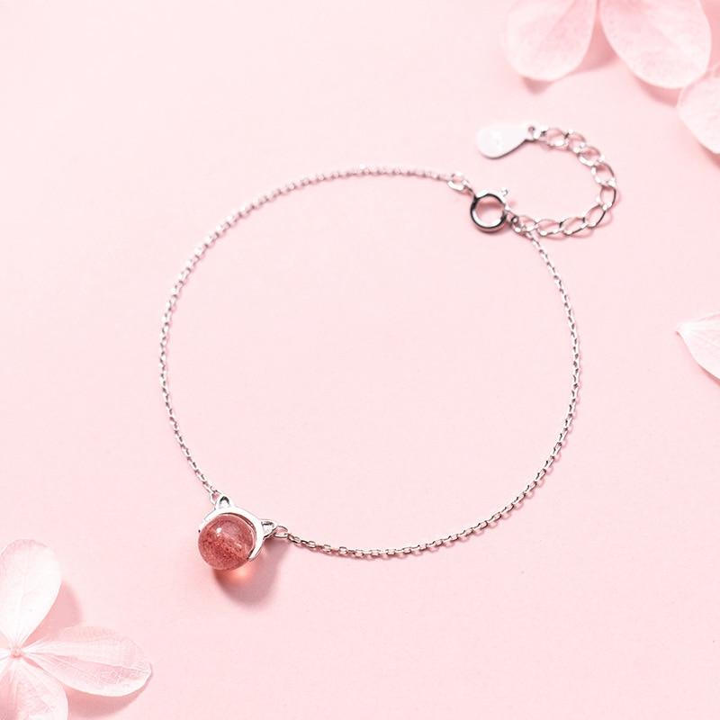 Cat Crystal Bracelets Cat Design Accessories Pet Clever 