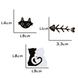 Cat Design Clothes Brooches Cat Design Accessories Pet Clever 
