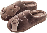 Cat Design Indoor Shoe Slipper Cat Design Accessories Pet Clever 5-6 Brown 
