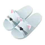 Cat Design Indoor Slippers Cat Design Accessories Pet Clever LIGHT BLUE 5.5 