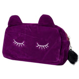 Cat Design Make-up Pouch Cat Design Accessories Pet Clever Purple 