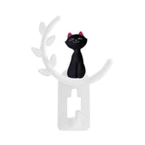 Cat Design Multifunctional Hooks Cat Design Accessories Pet Clever White 