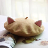 Cat Ear Beret Cat Design Accessories Pet Clever 19 