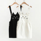 Cat Ear Embroidery Suspender Cat Design Accessories Pet Clever 