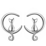Cat Ear Stud Earrings Cat Design Accessories Pet Clever 