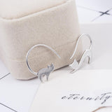 Cat Ear Stud Earrings Cat Design Accessories Pet Clever 