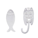 Cat Ear Stud Earrings Cat Design Accessories Pet Clever 