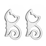 Cat Ear Stud Earrings Cat Design Accessories Pet Clever 