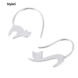 Cat Ear Stud Earrings Cat Design Accessories Pet Clever Style 5 