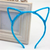 Cat Ears Hair Band Cat Design Accessories Pet Clever Blue 